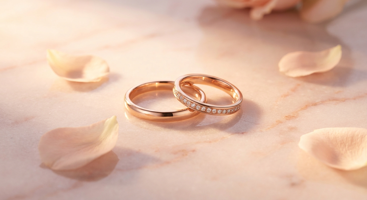 Aliança de Ouro Rosé: A Tendência que Conquistou os Casais Modernos