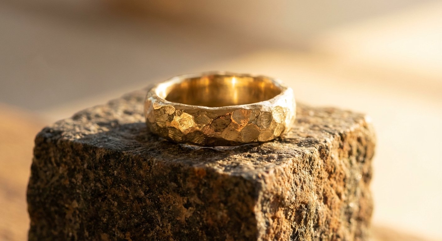 Aliança Texturizada Artesanal em Goiânia: A Tendência Que Conquistou os Casais