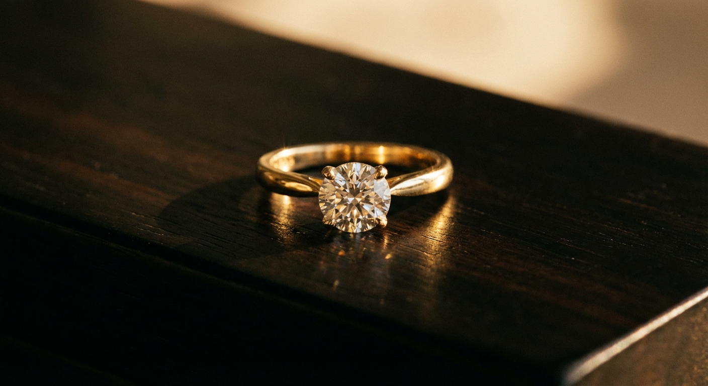 Anel Solitário de Ouro em Goiânia: O Clássico que Nunca Sai de Moda