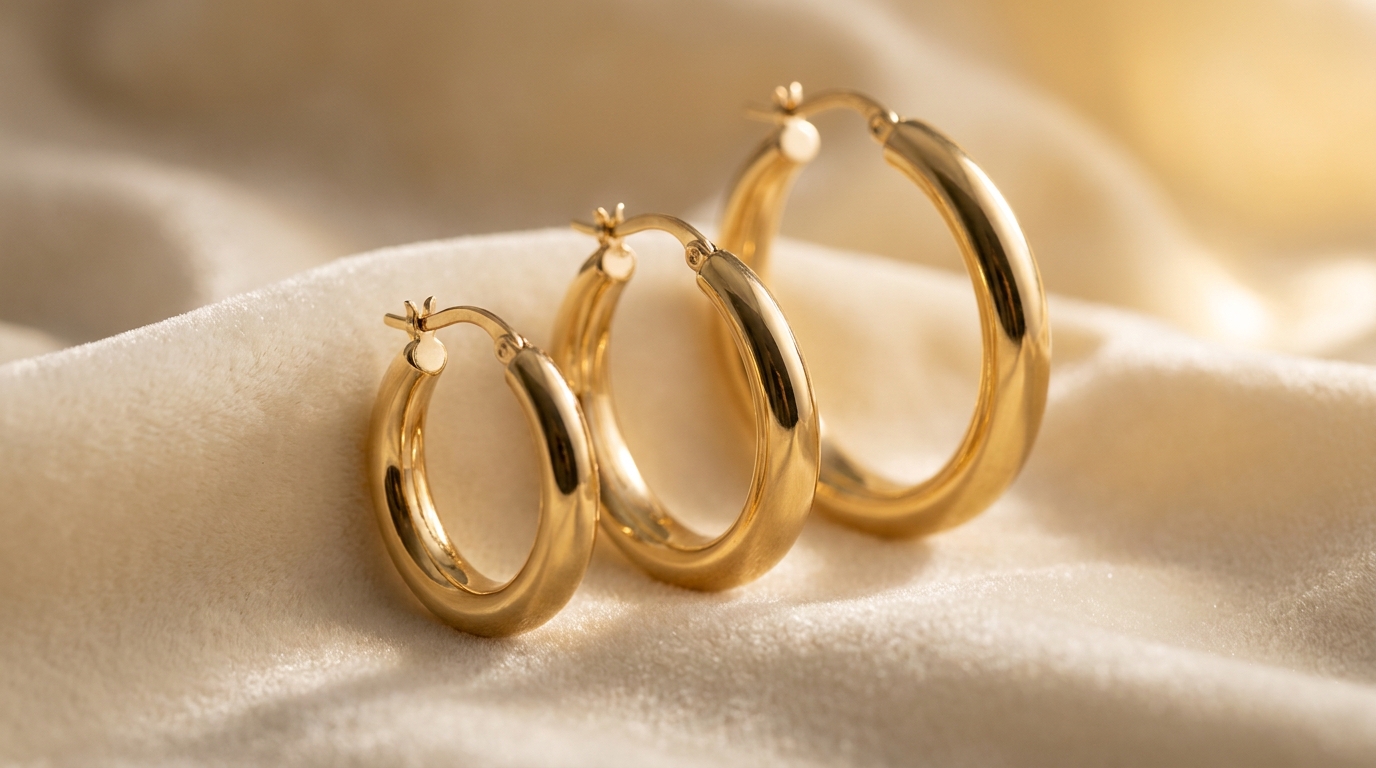 Brinco de Argola em Ouro 18k: Modelos e Tamanhos em Goiânia
