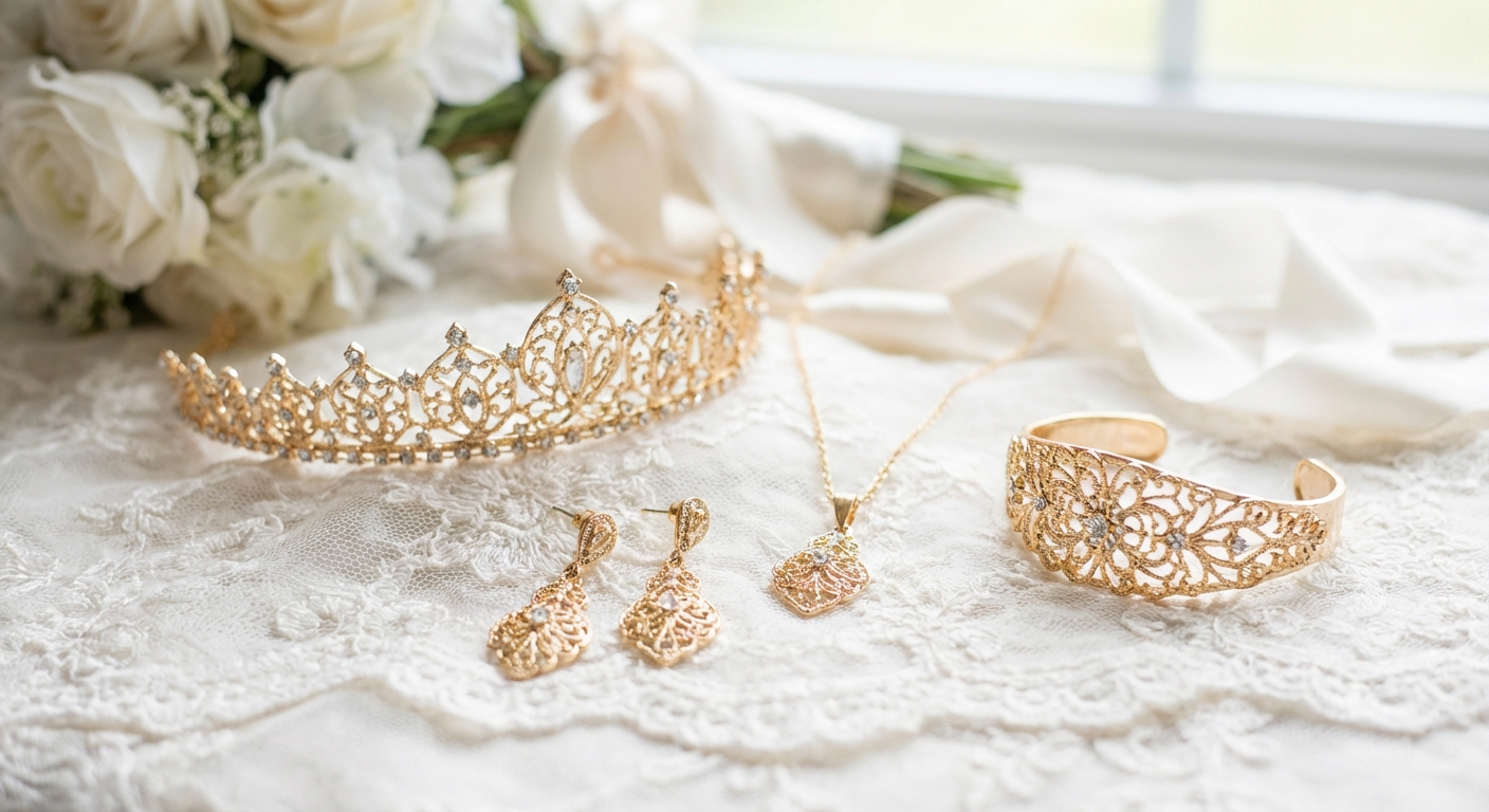 Joias Para Noivas no Dia do Casamento: O Guia Completo Para Brilhar no Altar