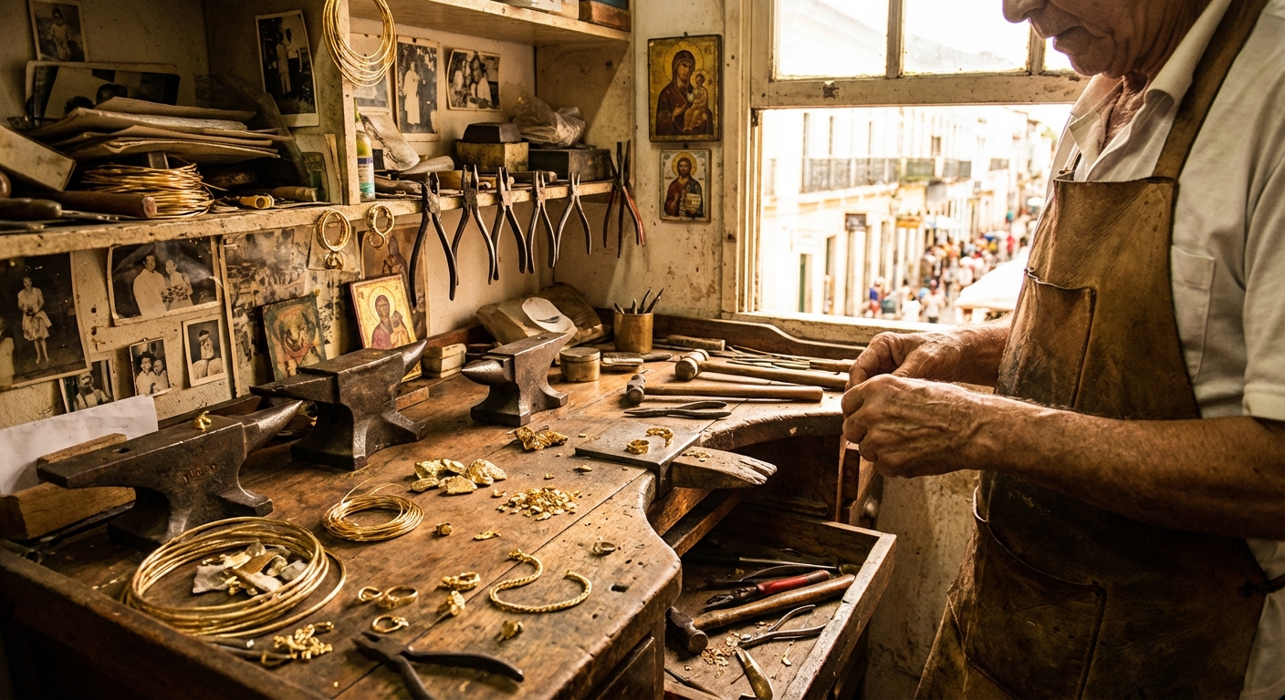 Por Dentro da Oficina do Ourives em Goiânia: O Dia a Dia de Quem Faz Joias à Mão