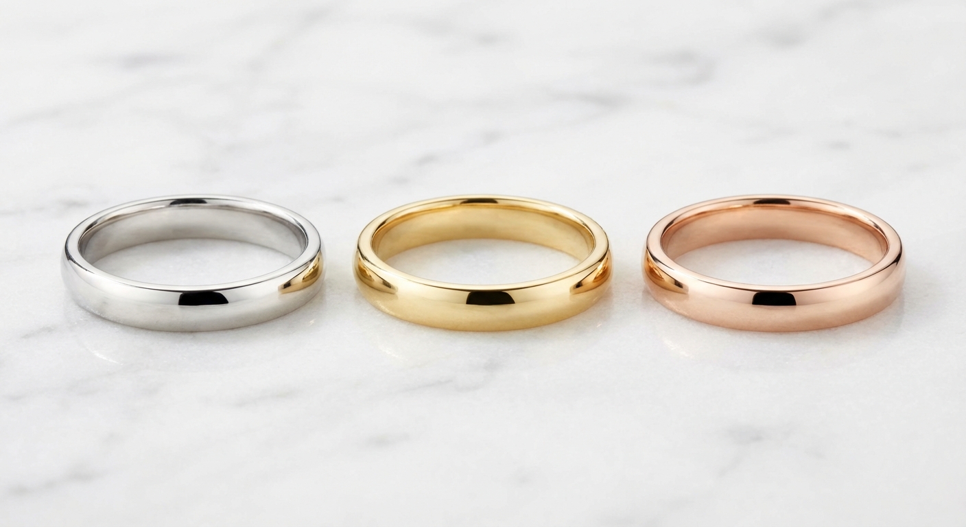 Ouro Branco, Amarelo ou Rosé: Qual a Diferença e Como Escolher Para Sua Joia