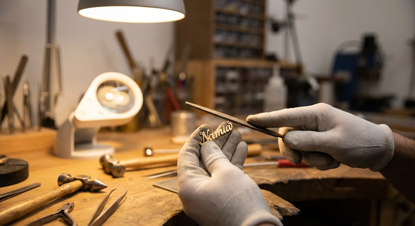 Pingente Com Nome Personalizado em Ouro em Goiânia: Como Encomendar