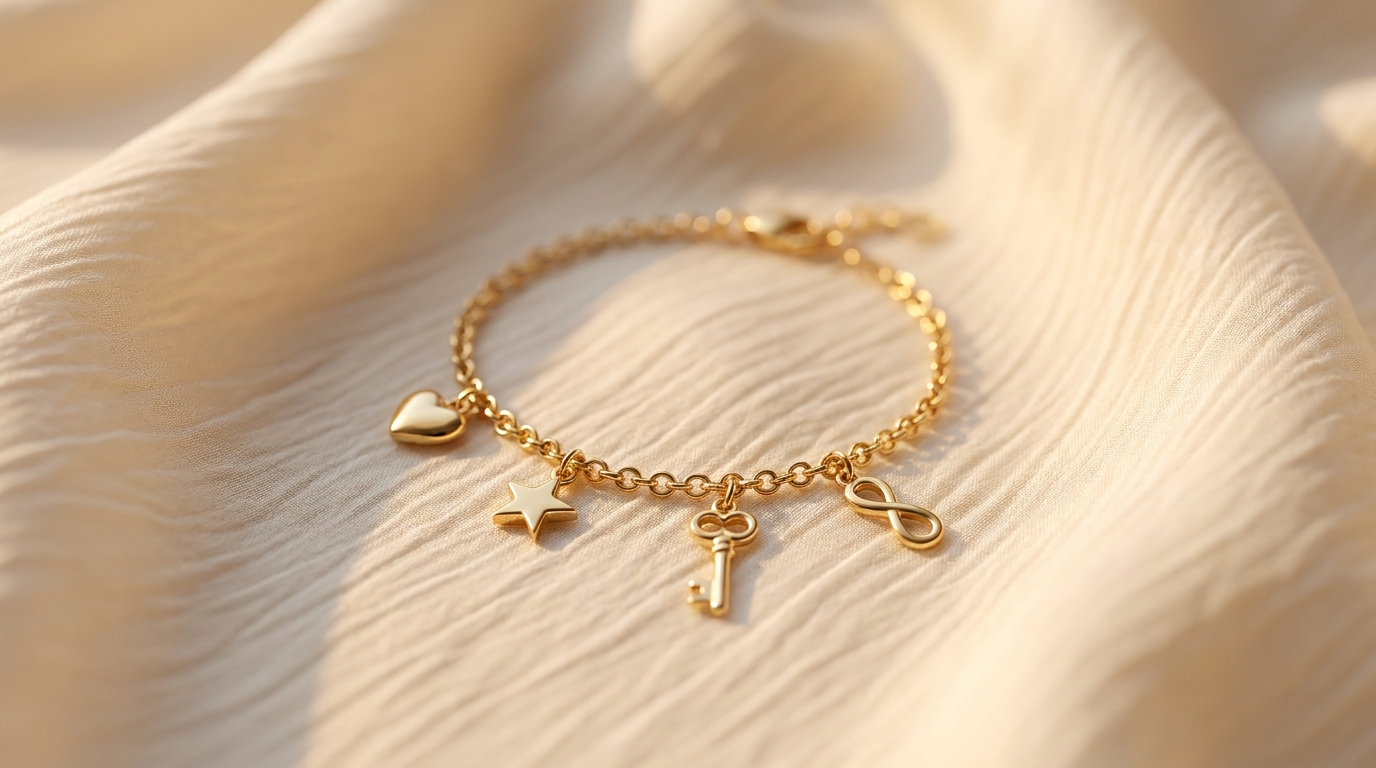 Pulseira de Berloques em Ouro: Personalize Sua Joia em Goiânia
