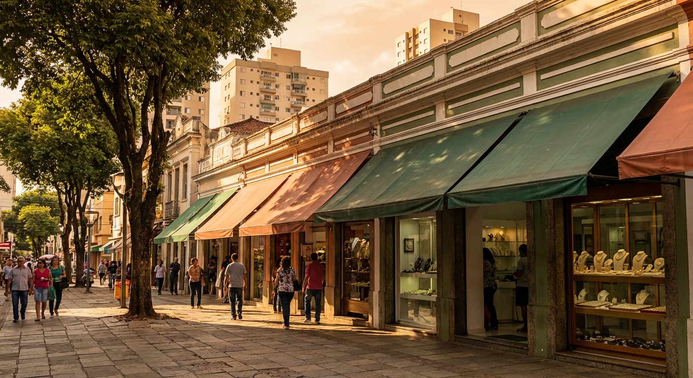 Setor Campinas: O Coração do Comércio de Joias e Ouro em Goiânia